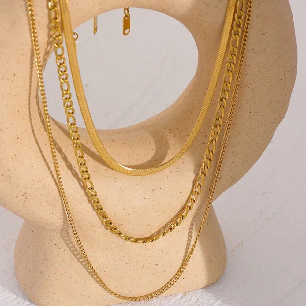 Aurelia Layered Chain Necklace