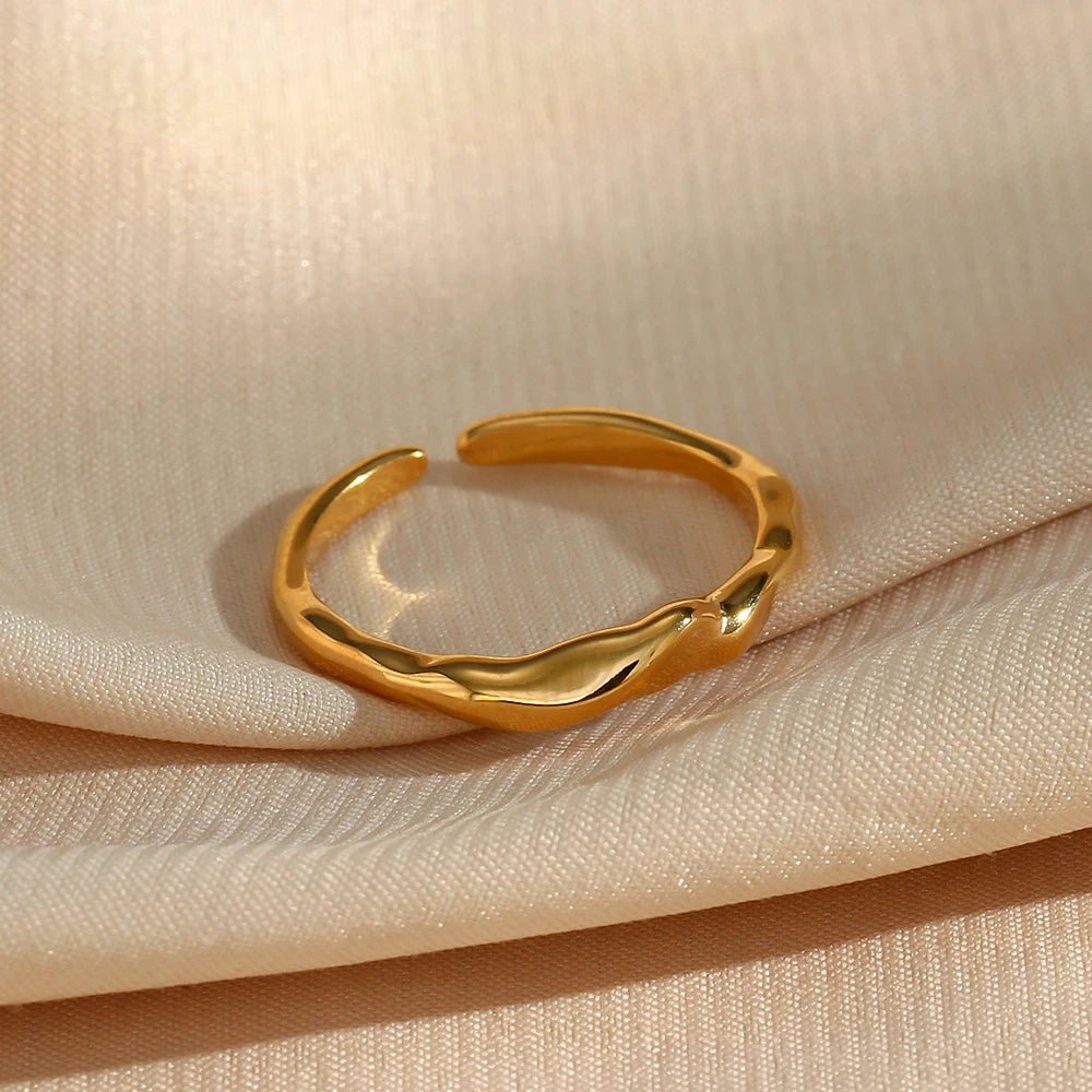 Adjustable Irregular Ring - Zafinne Jewelry