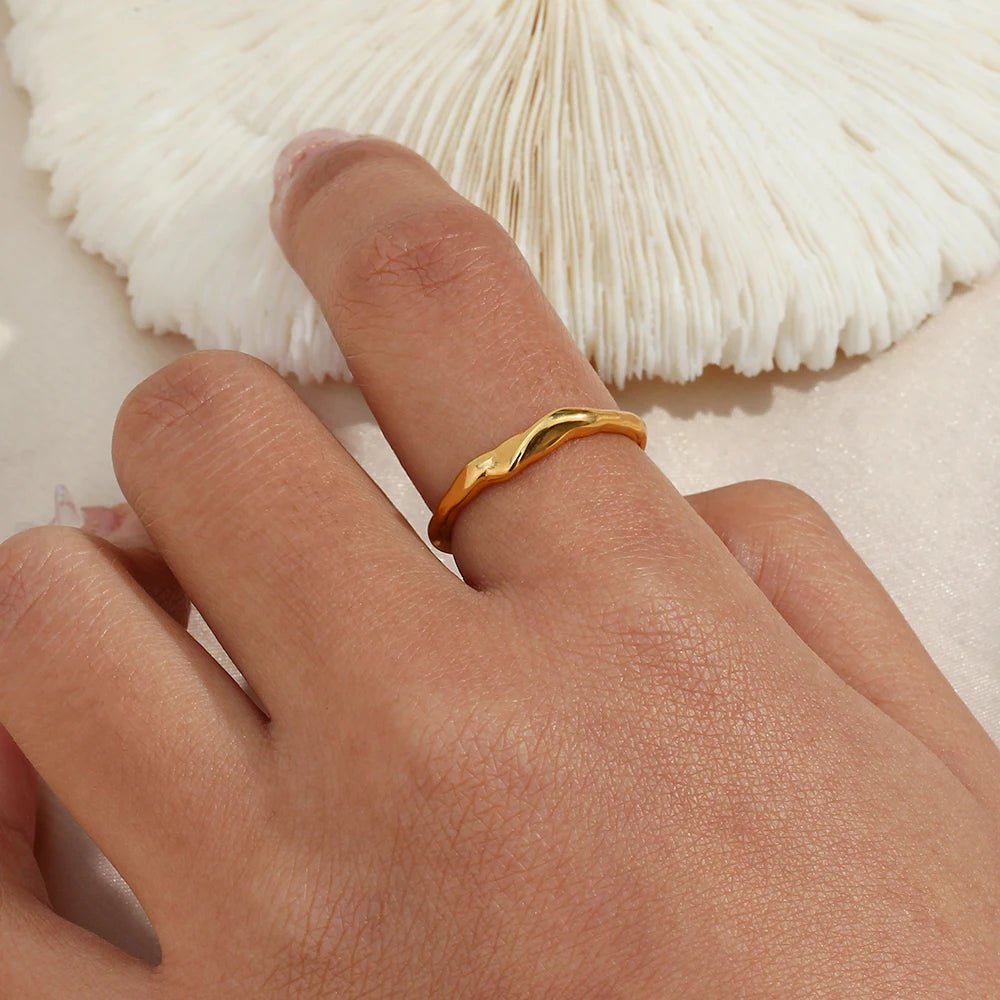 Adjustable Irregular Ring - Zafinne Jewelry