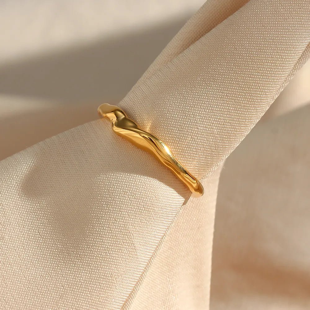 Adjustable Irregular Ring - Zafinne Jewelry