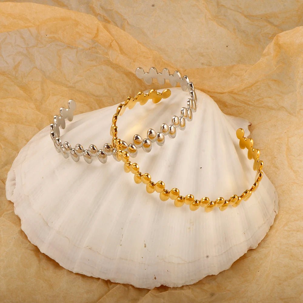 Asymmetrical Bangle Bracelet - Zafinne Jewelry