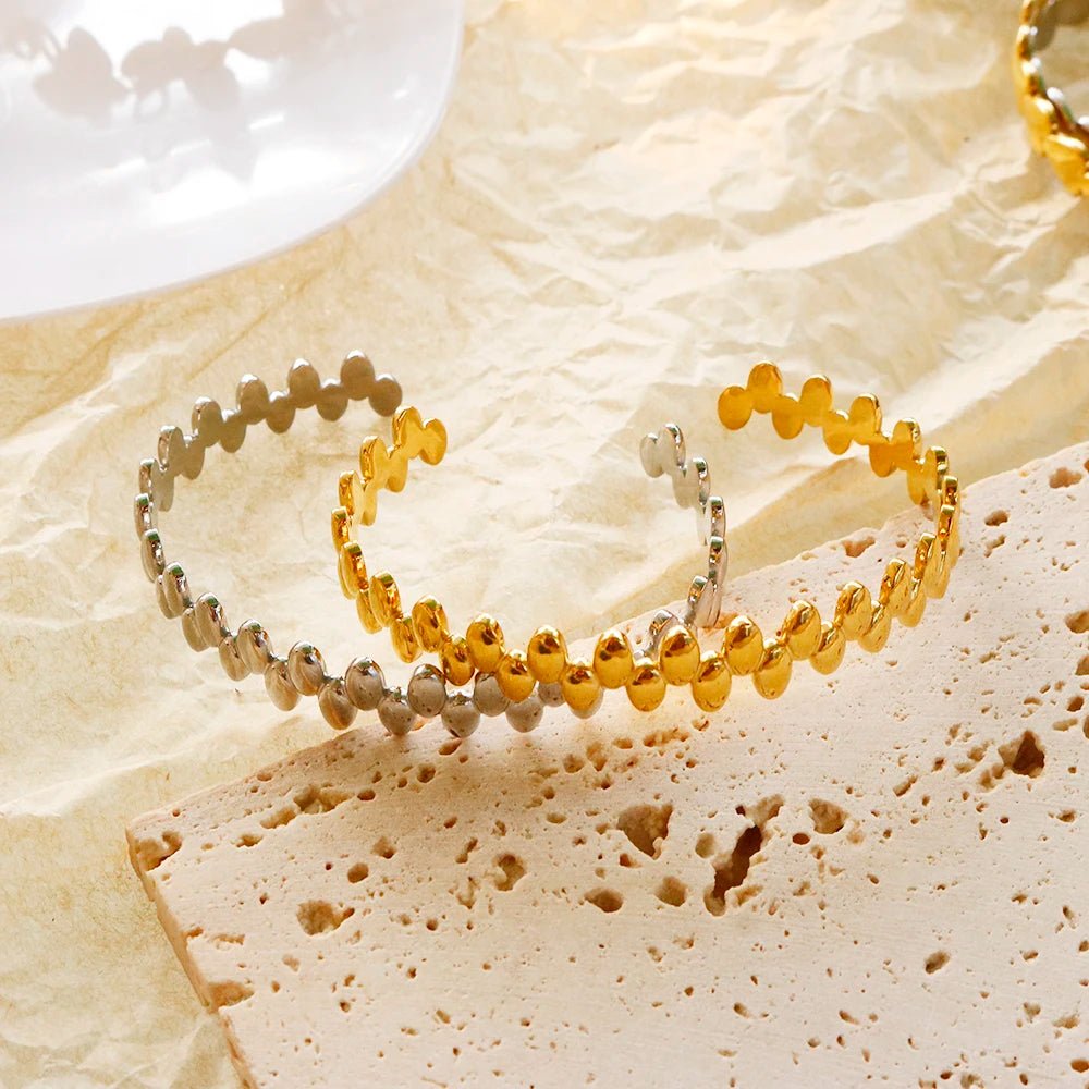 Asymmetrical Bangle Bracelet - Zafinne Jewelry