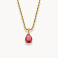 Aurora Birthstone Pendant Necklace - Zafinne Jewelry
