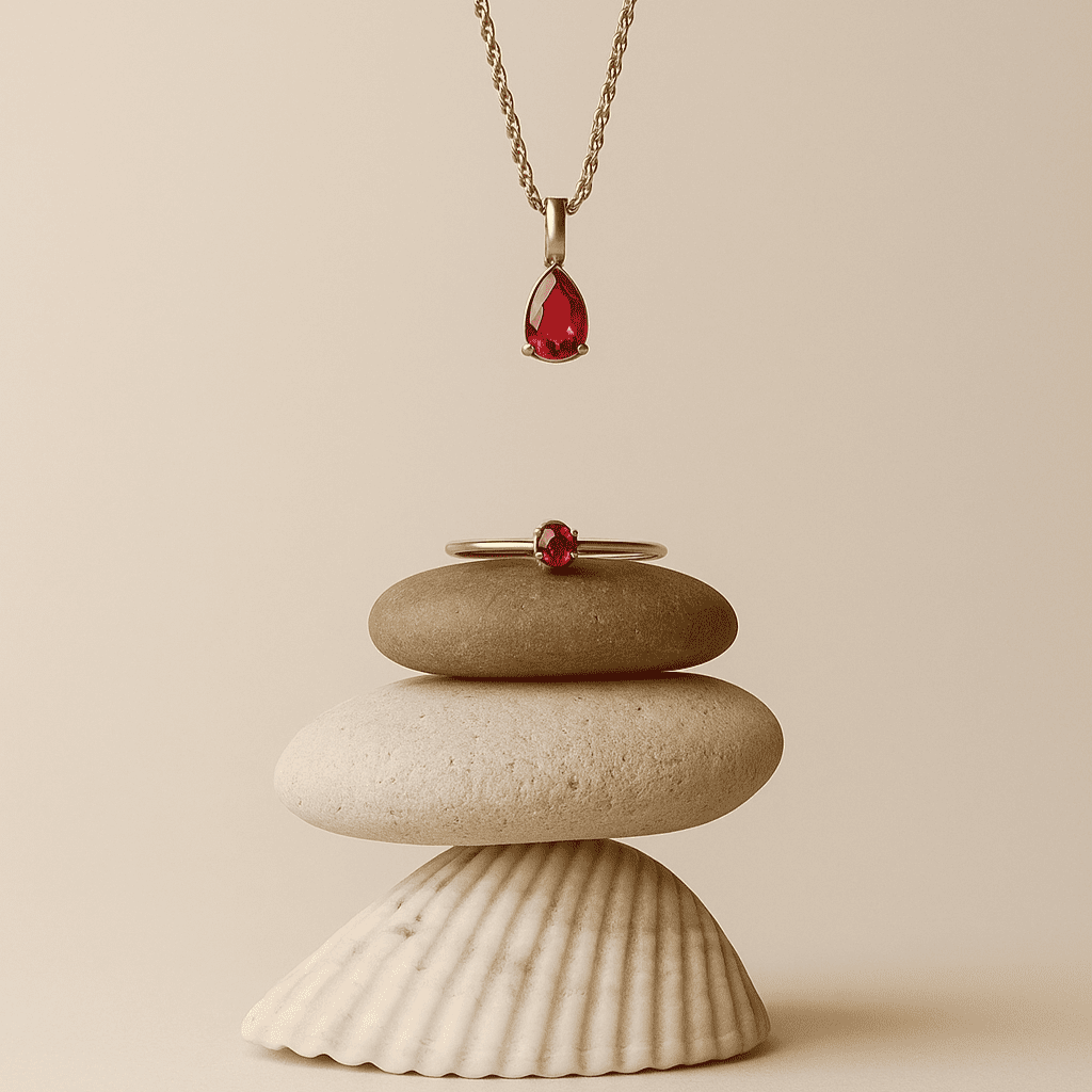 Aurora Birthstone Pendant Necklace - Zafinne Jewelry