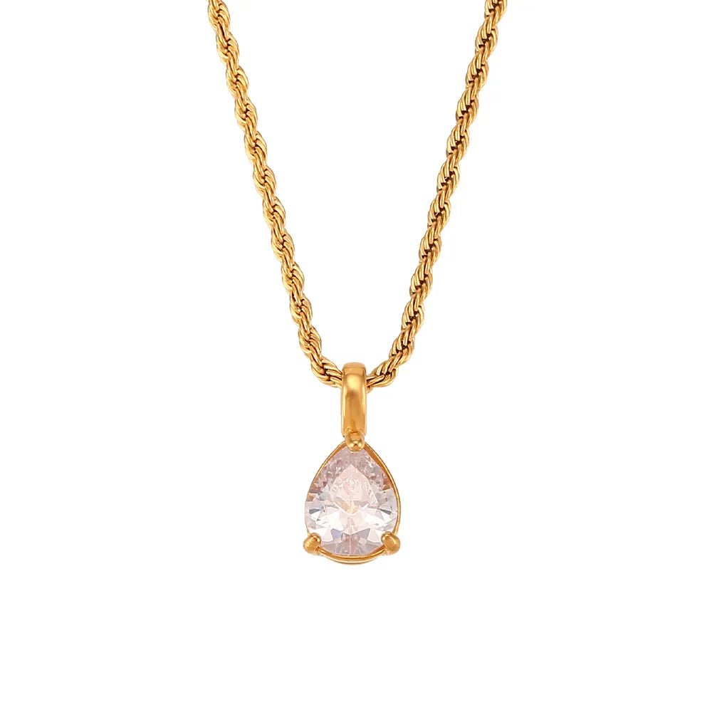 Aurora Birthstone Pendant Necklace - Zafinne Jewelry