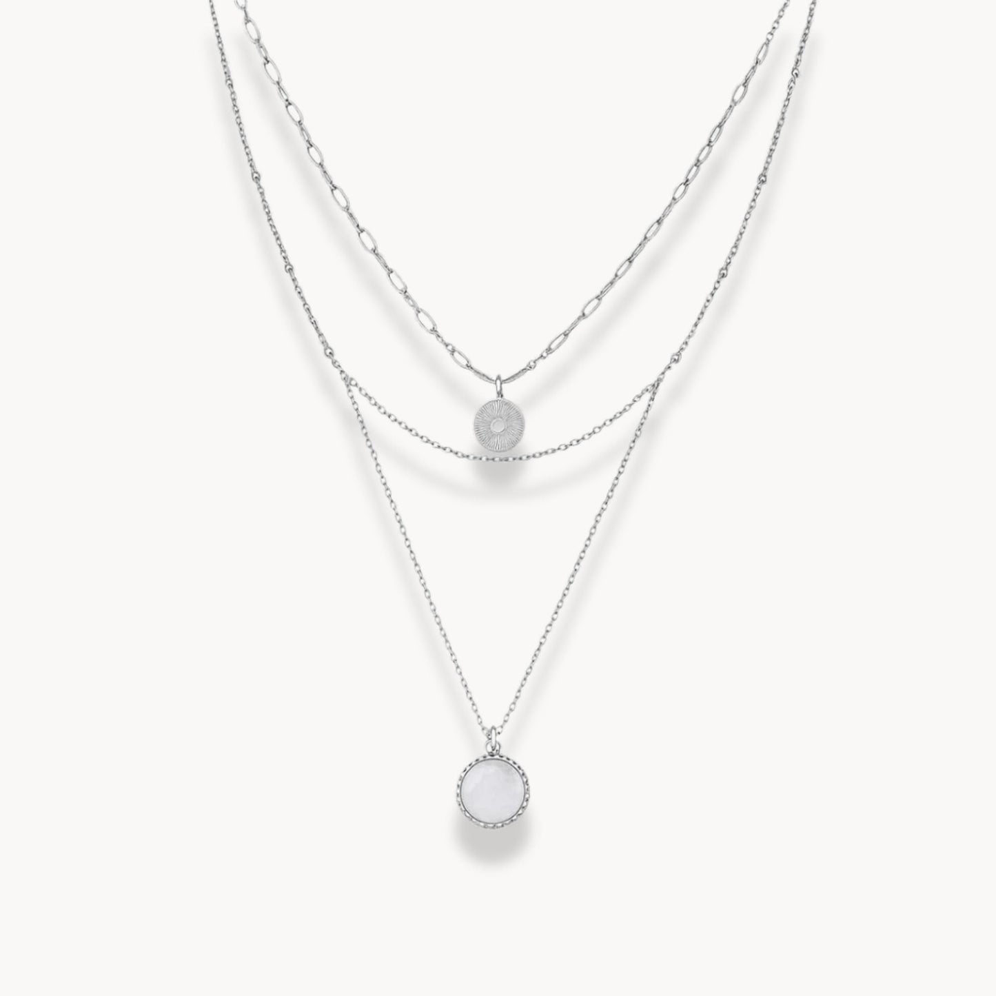 Bohemian Round Pendant Necklace - Zafinne Jewelry