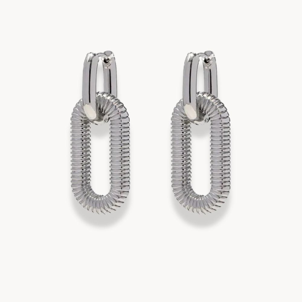 Chain Drop Earrings - Zafinne Jewelry