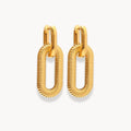 Chain Drop Earrings - Zafinne Jewelry