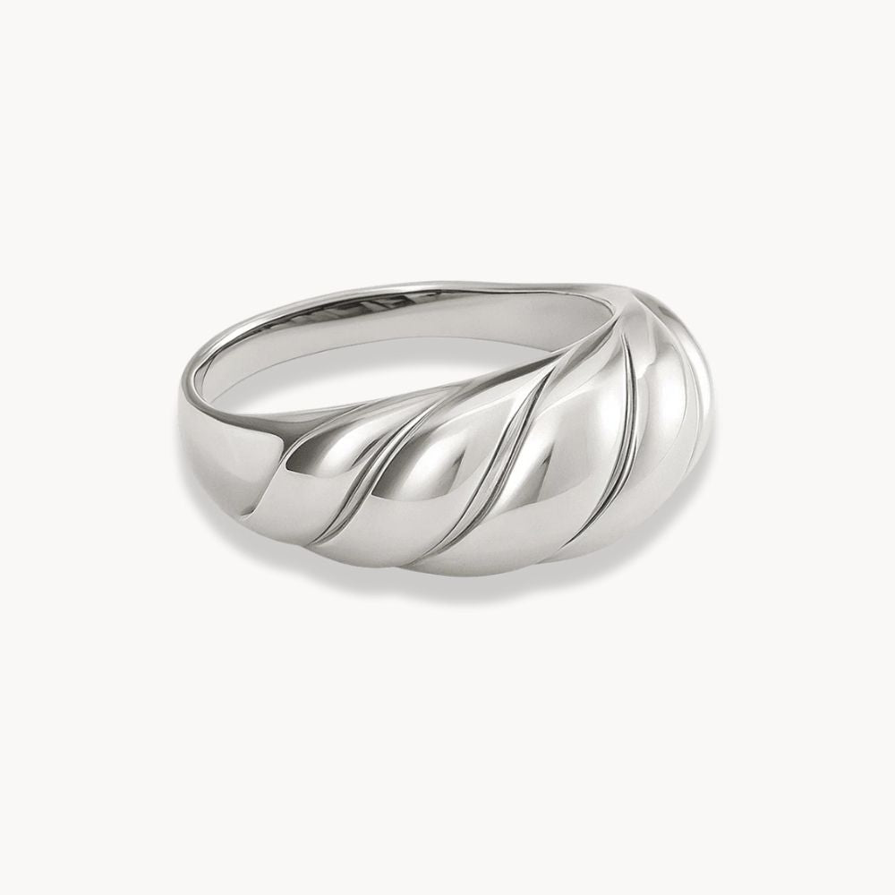 Classic Croissant Ring - Zafinne Jewelry