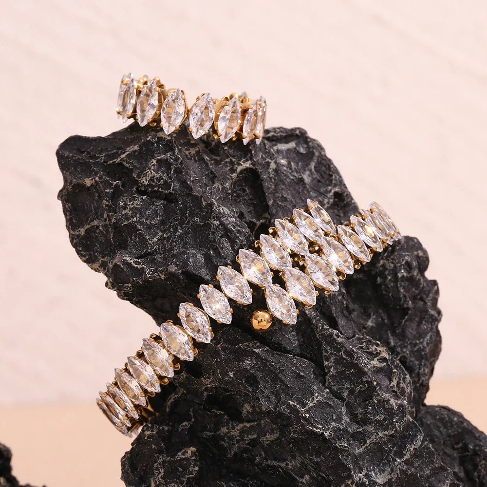 Crystal Royal Bracelet - Zafinne Jewelry