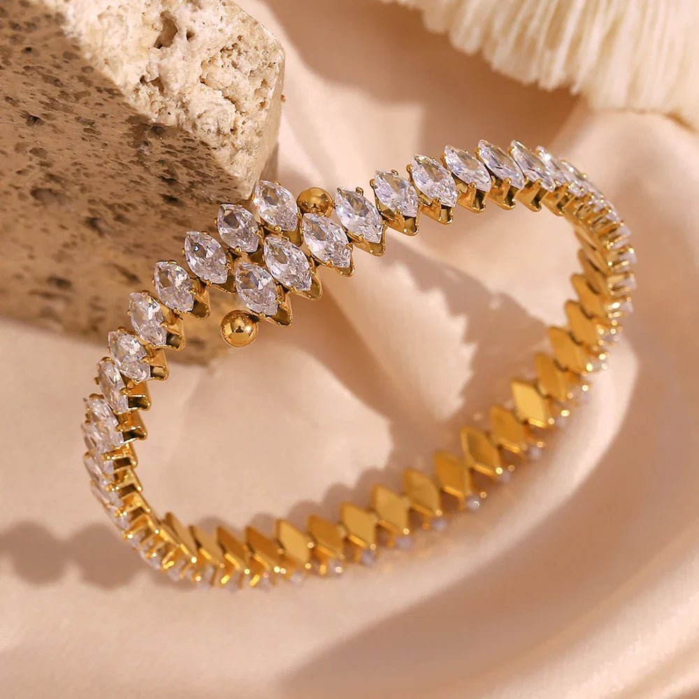 Crystal Royal Bracelet - Zafinne Jewelry