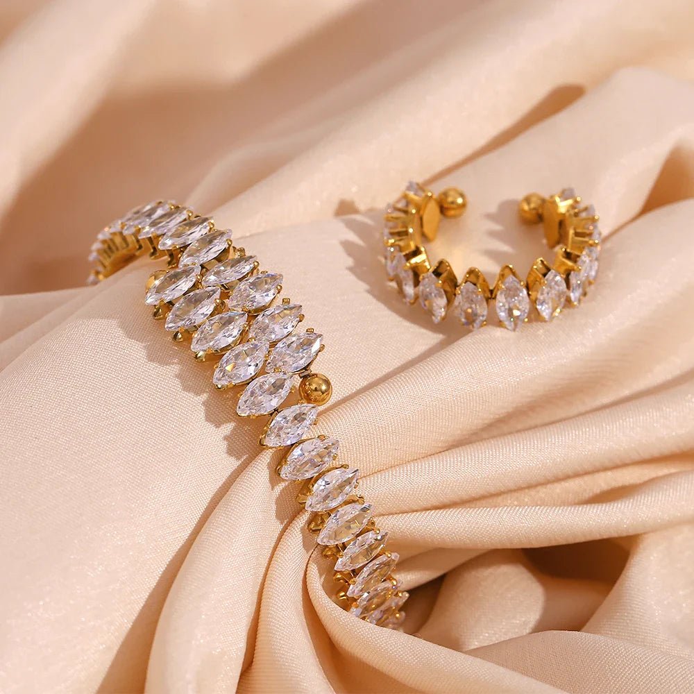 Crystal Royal Bracelet - Zafinne Jewelry