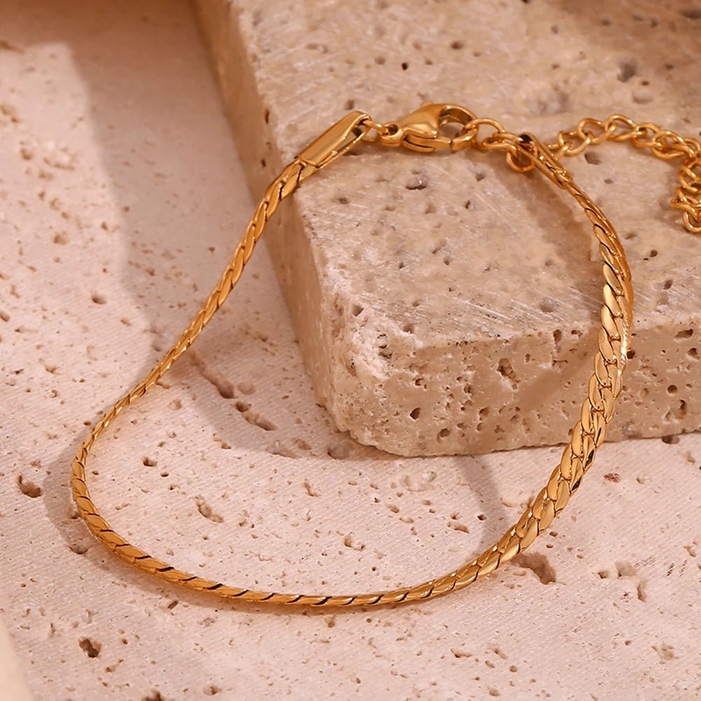 Cuban Chain Bracelet - Zafinne Jewelry