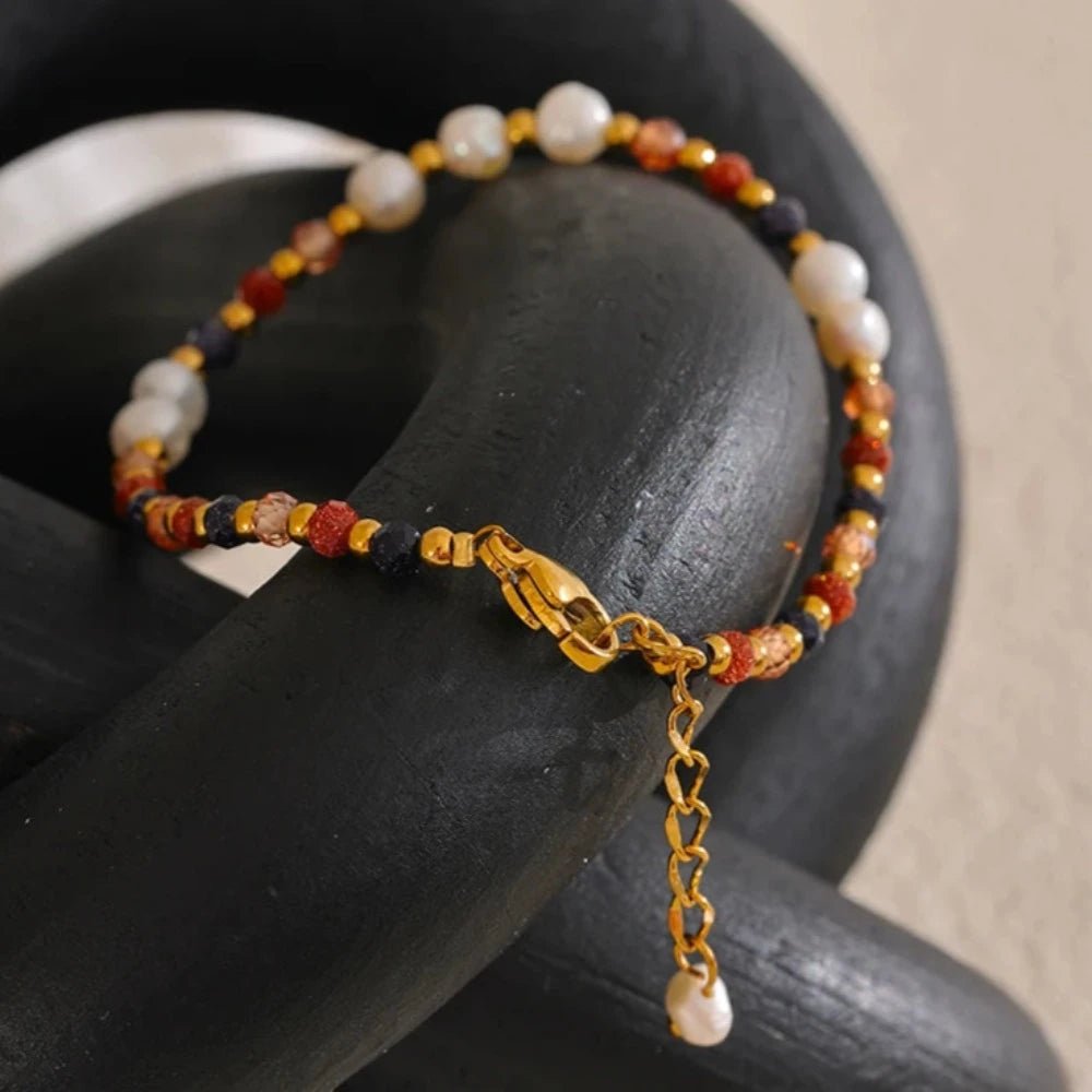 Freshwater Pearl Natural Stone Bracelet - Zafinne Jewelry