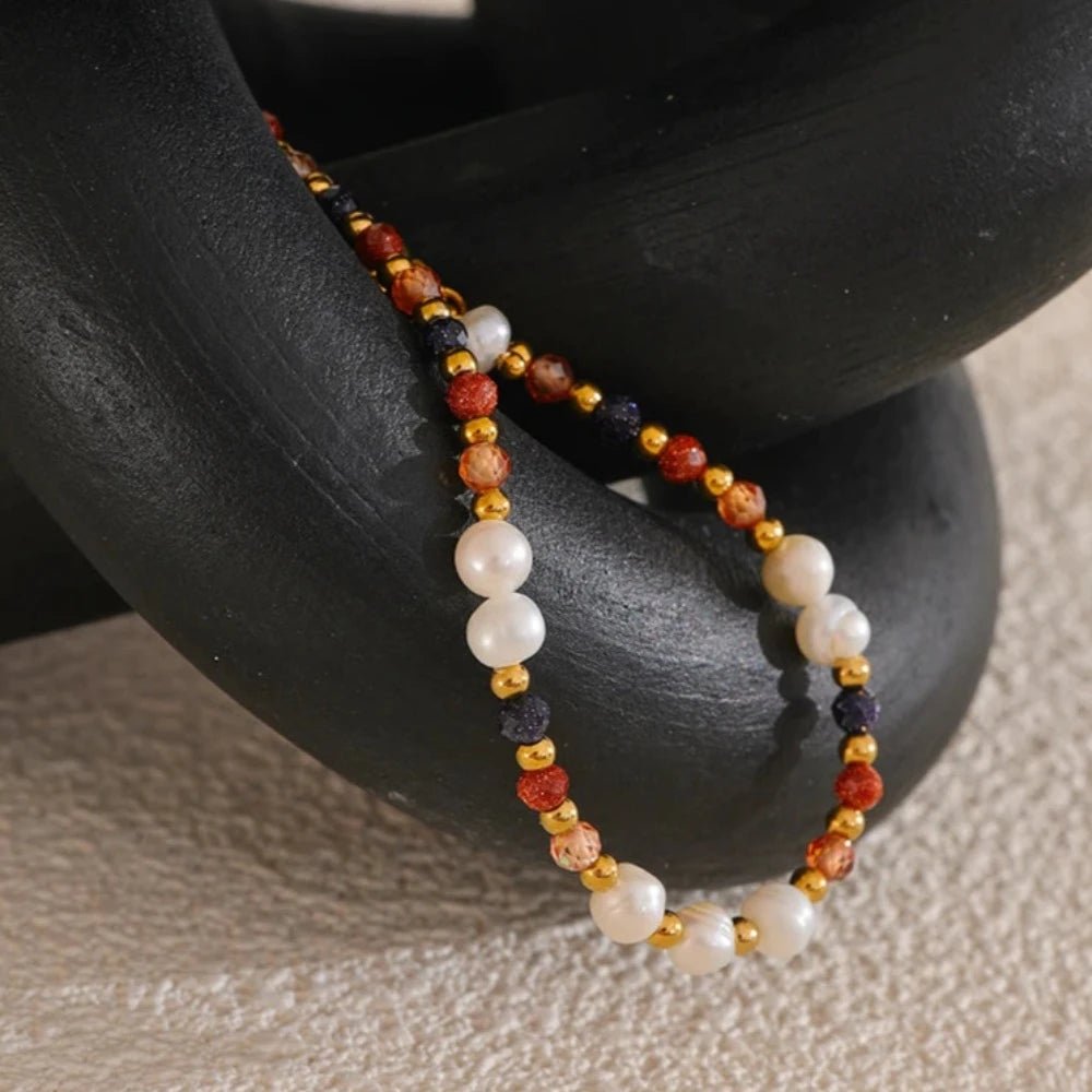 Freshwater Pearl Natural Stone Bracelet - Zafinne Jewelry