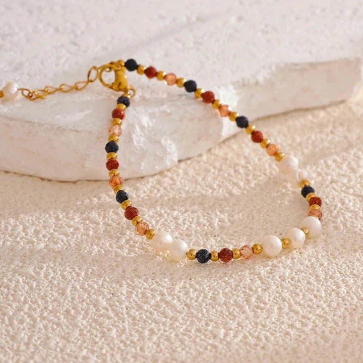 Freshwater Pearl Natural Stone Bracelet - Zafinne Jewelry