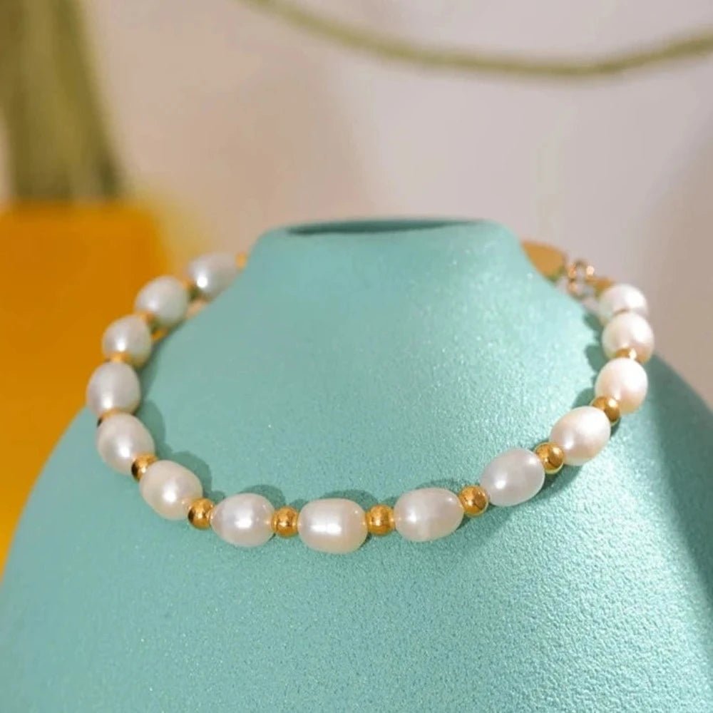 Freshwater Pearls Beads Bracelet - Zafinne Jewelry