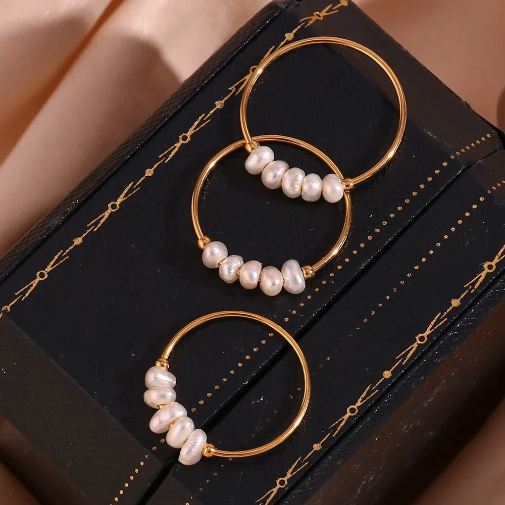 Freshwater Pearls Ring - Zafinne Jewelry