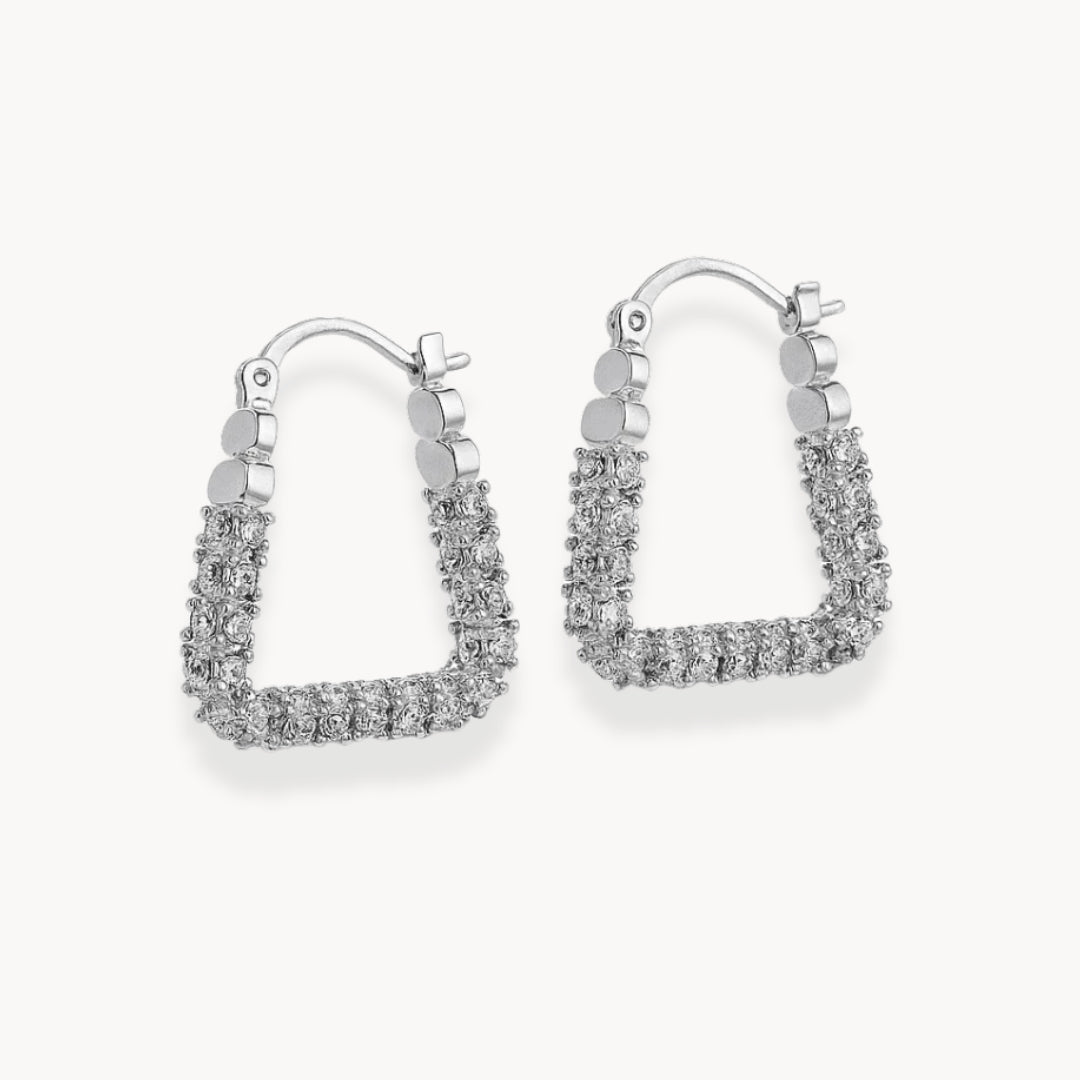 Geometric Irregular Earrings - Zafinne Jewelry