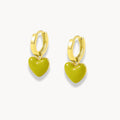 Heart Dangle Earrings - Zafinne Jewelry
