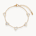 Heart Natural Shell Bracelet - Zafinne Jewelry
