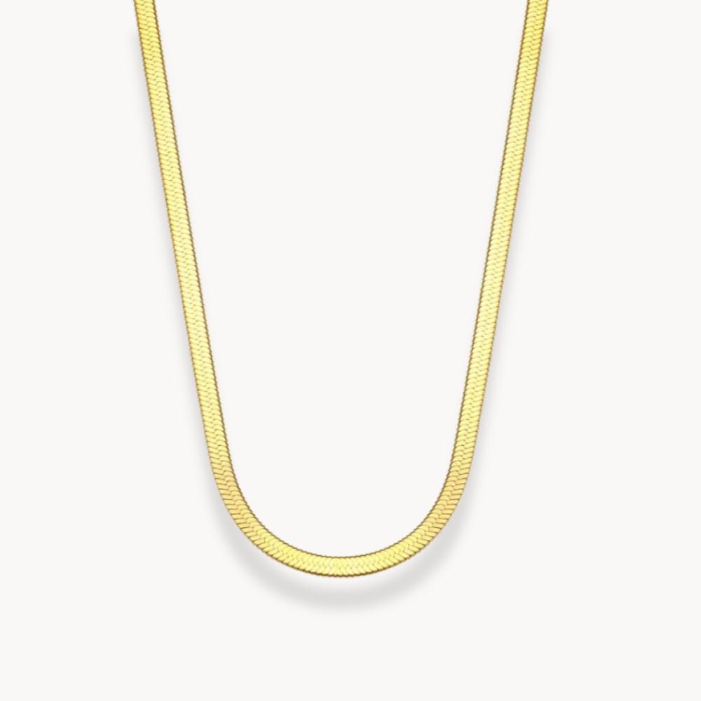 Herryingbone Chain Necklace - Zafinne Jewelry