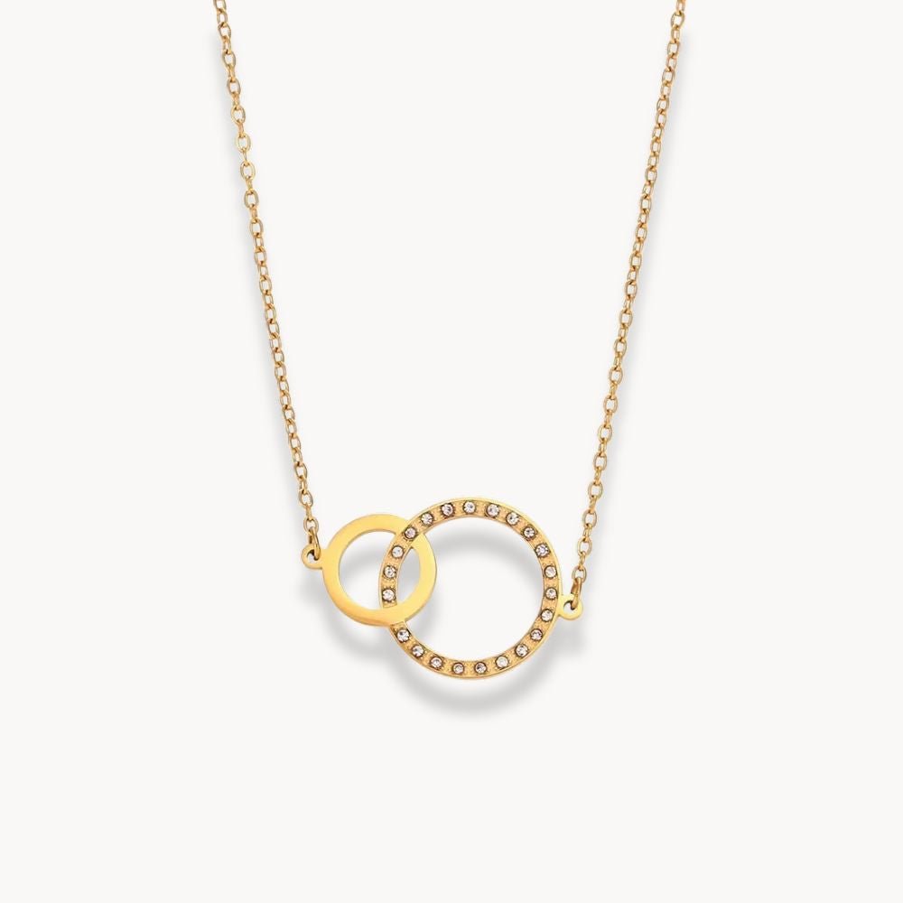 Loop Link Pendant Necklace - Zafinne Jewelry
