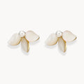 Natural Shell Flower Earrings - Zafinne Jewelry