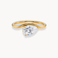 Nina Pear Cut Twist Ring - Zafinne Jewelry