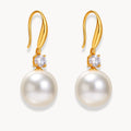 Round Pearls Drop Earrings - Zafinne Jewelry