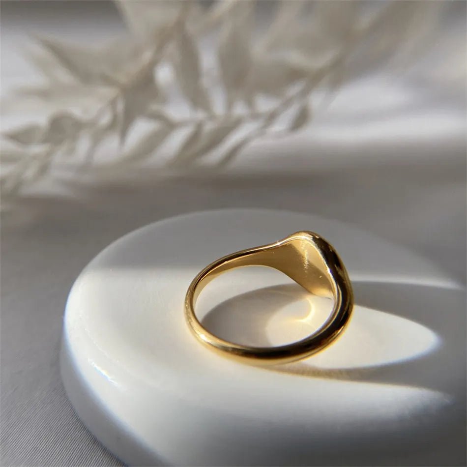 Round Wave Ring - Zafinne Jewelry