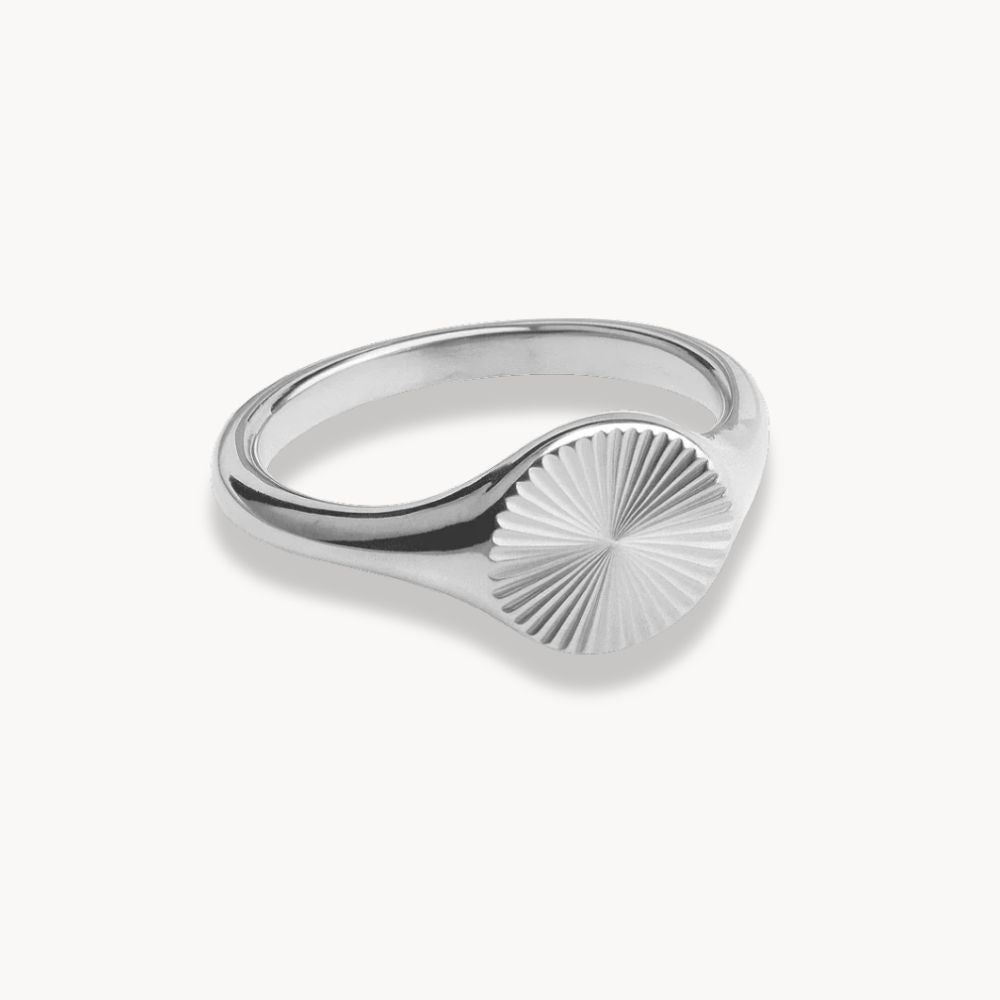 Round Wave Ring - Zafinne Jewelry