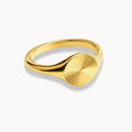 Round Wave Ring - Zafinne Jewelry