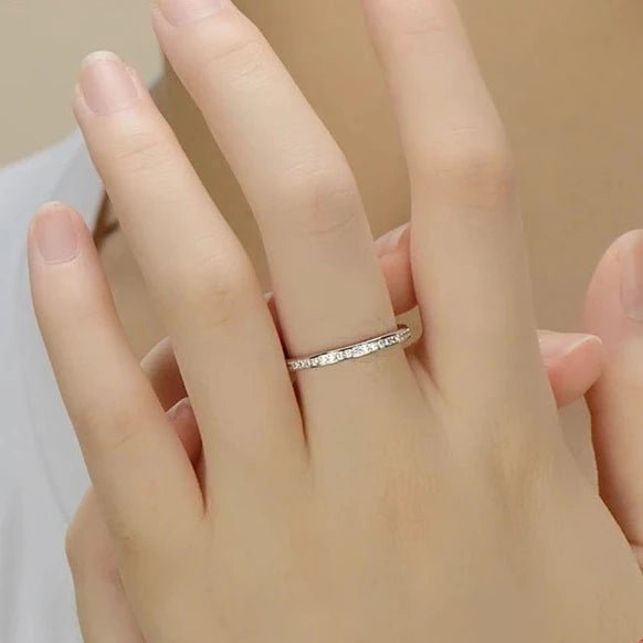 Silver Sparkle Ring - Zafinne Jewelry