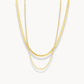 Snake Chain and Twisted Necklace - Zafinne Jewelry
