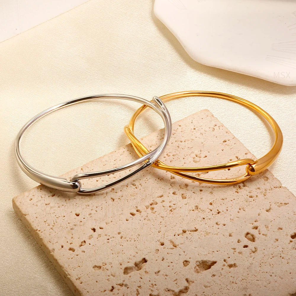 Solid Cross Bracelet - Zafinne Jewelry