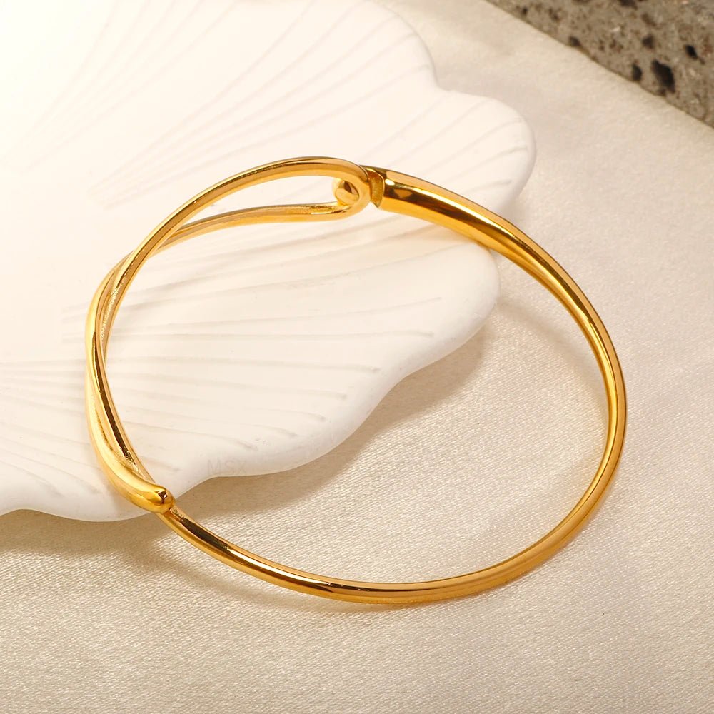 Solid Cross Bracelet - Zafinne Jewelry