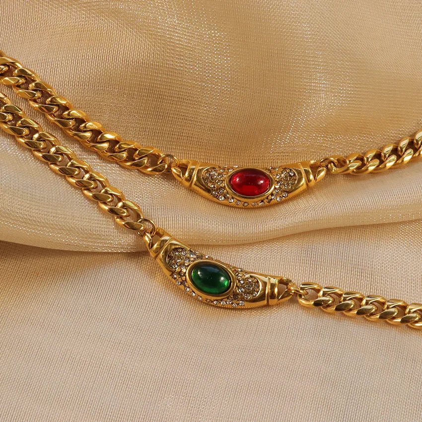 Vintage Chain Necklace - Zafinne Jewelry