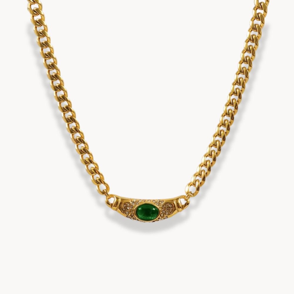 Vintage Chain Necklace - Zafinne Jewelry