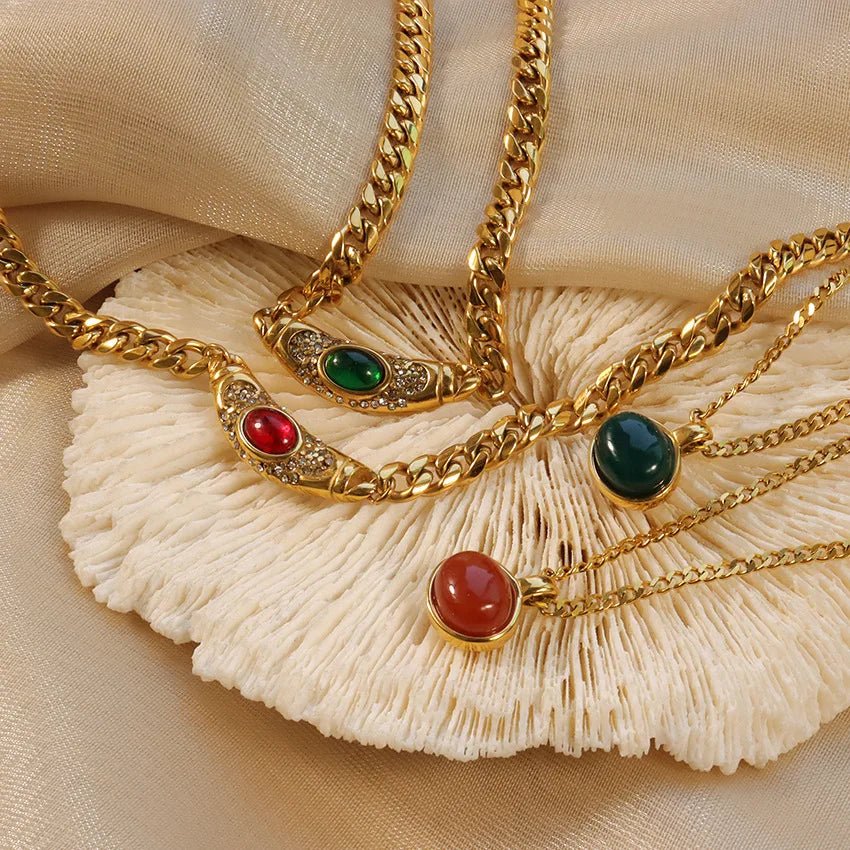 Vintage Chain Necklace - Zafinne Jewelry