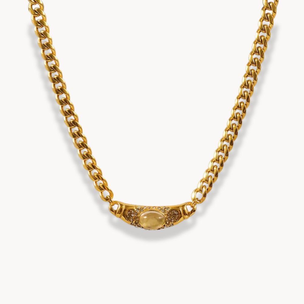 Vintage Chain Necklace - Zafinne Jewelry