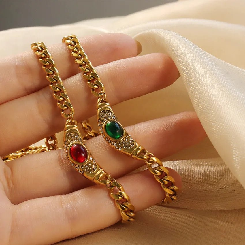 Vintage Chain Necklace - Zafinne Jewelry
