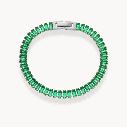 Square Crystals Chain Bracelet