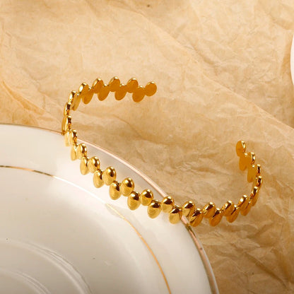 Asymmetrical Bangle Bracelet - Zafinne Jewelry