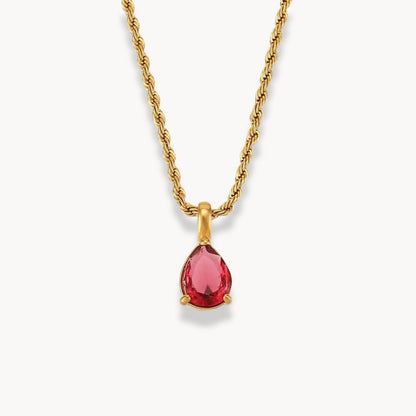 Aurora Birthstone Pendant Necklace - Zafinne Jewelry