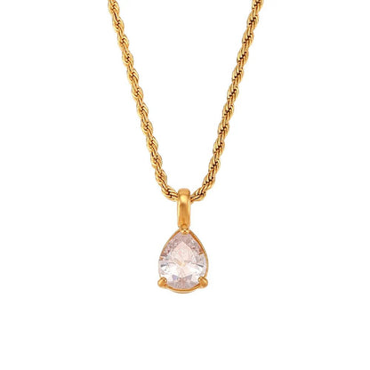 Aurora Birthstone Pendant Necklace - Zafinne Jewelry