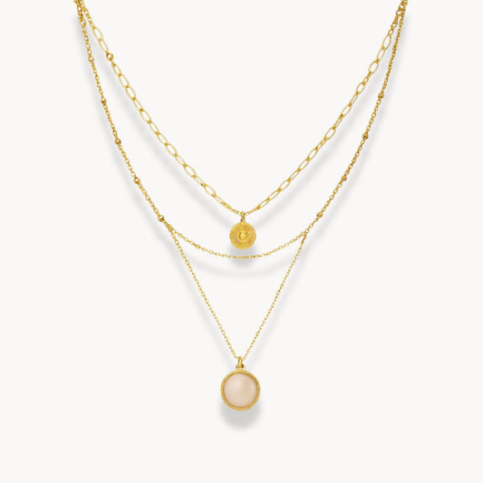 Bohemian Round Pendant Necklace - Zafinne Jewelry