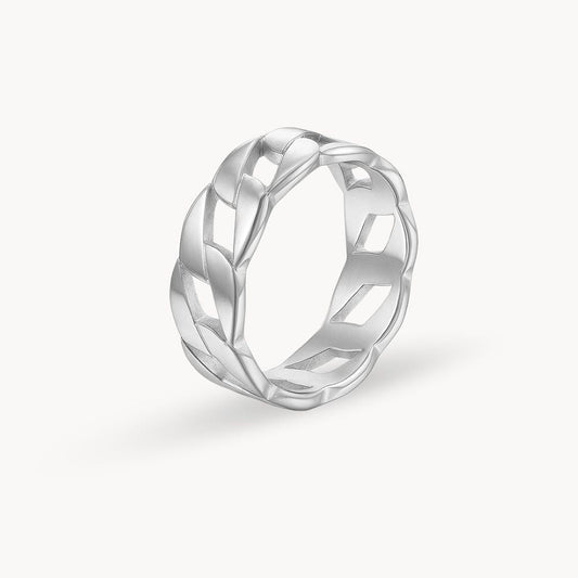 Classic Chain Link Ring - Zafinne Jewelry