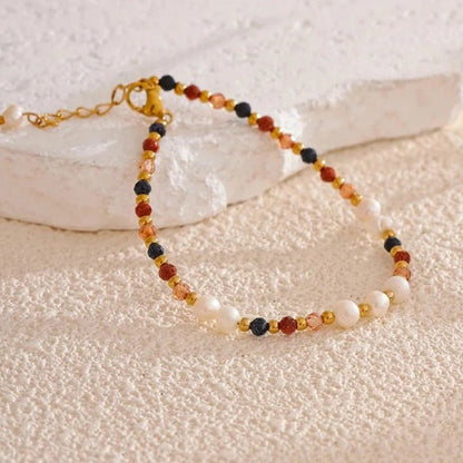 Freshwater Pearl Natural Stone Bracelet - Zafinne Jewelry