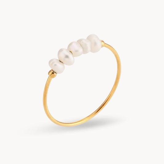 Freshwater Pearls Ring - Zafinne Jewelry
